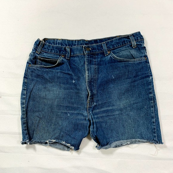 Levi's Other - VTG Levi's USA Made Cut Off Denim Jean Shorts Distressed 36x6